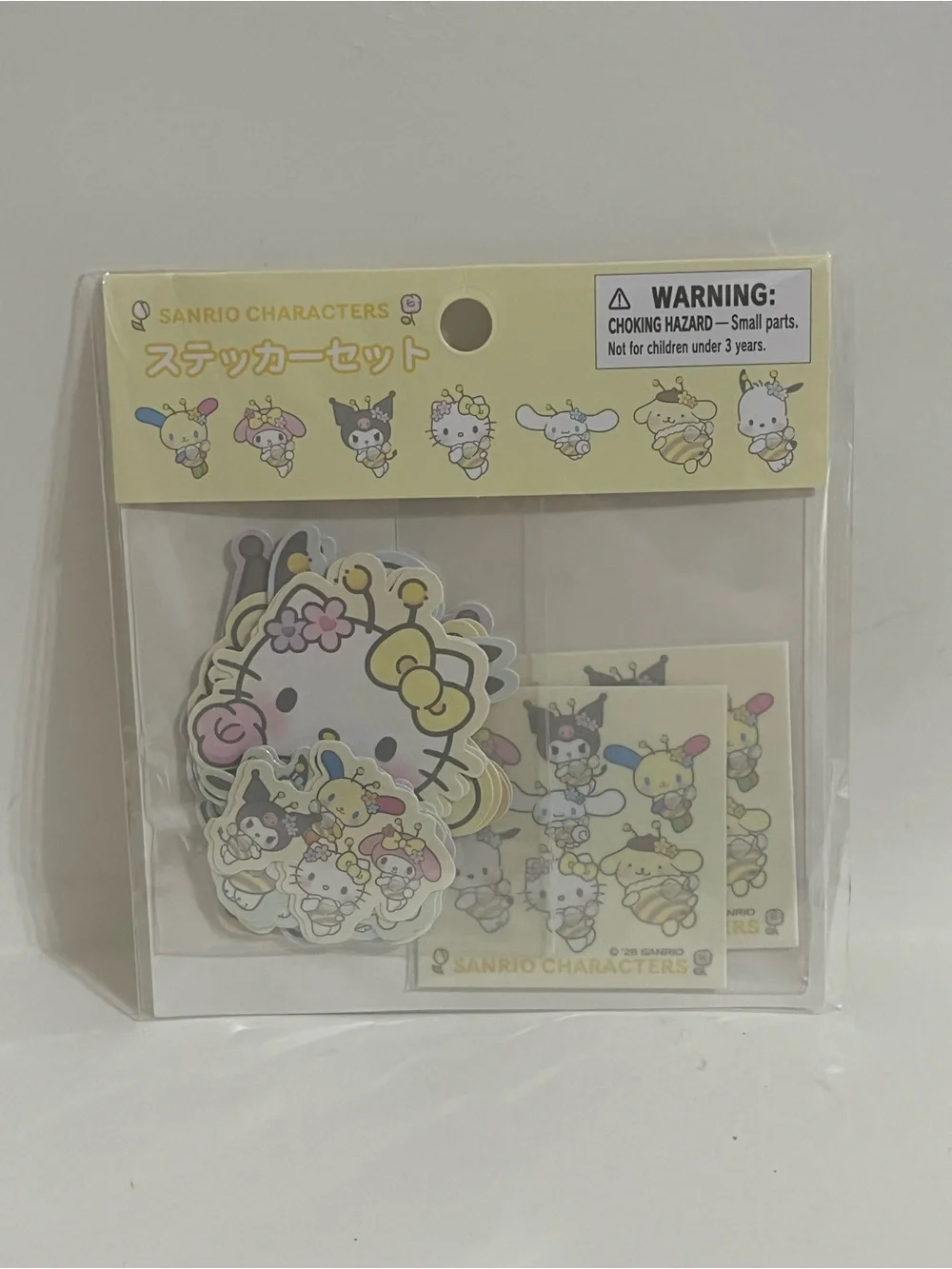 Sanrio Character Bee Series Sticker Pack